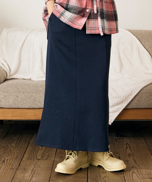 RIKKA FEMME（リッカファム）の「RIKKA FEMME/リッカファム ロングスカート スウェット 裏毛 ウエストゴム カットソーマーメイド RF6F-3503（スカート・レディース・ホワイト・FREE）」の12枚目の写真