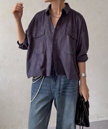 エコスウェードジャージーシャツ