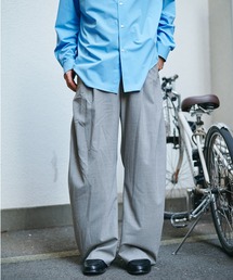 curved leg trousers 3.0 buckle