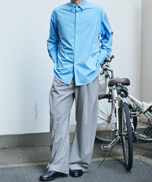 CONZ(コンズ)の「curved leg trousers 3.0 buckle(スラックス・メンズ・ブラック/ベージュ/ブラウン・1/2/4/3)」の9枚目の写真