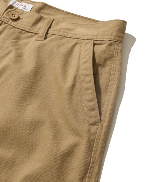 HANES(ヘインズ)の「【HANES/ヘインズ】WIDE FIT CHINO PANTS / ワイドフィット チノパンツ(チノパンツ・メンズ・ベージュ/グレー/ブラック/カーキ・SMALL/MEDIUM/LARGE/X-LARGE)」の9枚目の写真