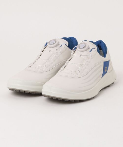 ECCO(エコー)の「ECCO GOLF CORE メンズ 本革 スパイクレスゴルフシューズ 防水(ドレスシューズ・メンズ・ブルー・42)」の1枚目の写真