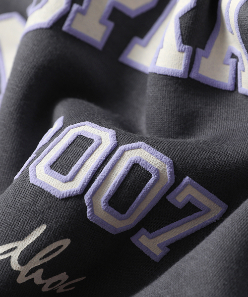 ADHOC（アドホック）の「レディースレタリング裏起毛スウェットシャツ (DK-GREY) (HBBLTA3)（スウェット・レディース・その他・FREE）」の5枚目の写真