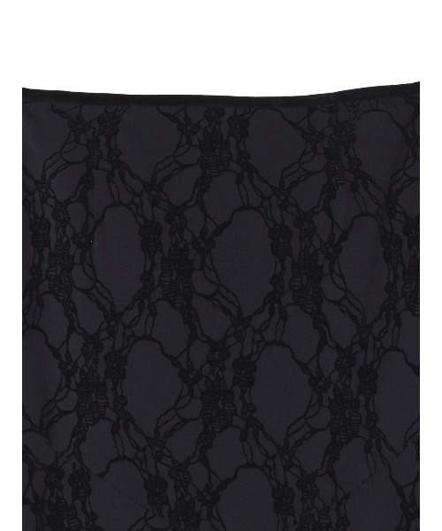 Ameri(アメリ)の「SHEER FLOCKY SEMI FLARE SKIRT(スカート・レディース・ブラック/ブラウン・SMALL/MEDIUM)」の3枚目の写真