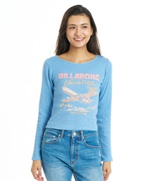 BILLABONG ウィメンズ GRAPHIC BABY FIT LS TEE ロンT 【2026年秋冬モデル】/ビラボンタイトフィット長袖ロンT