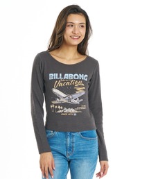 BILLABONG ウィメンズ GRAPHIC BABY FIT LS TEE ロンT 【2026年秋冬モデル】/ビラボンタイトフィット長袖ロンT