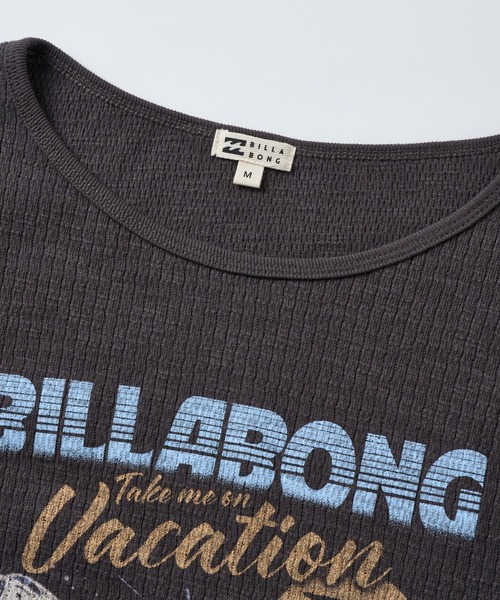 BILLABONG（ビラボン）の「BILLABONG ウィメンズ GRAPHIC BABY FIT LS TEE ロンT 【2026年秋冬モデル】/ビラボンタイトフィット長袖ロンT（Tシャツ/カットソー・レディース・ブルー系その他/アイボリー/オフホワイト・MEDIUM）」の13枚目の写真