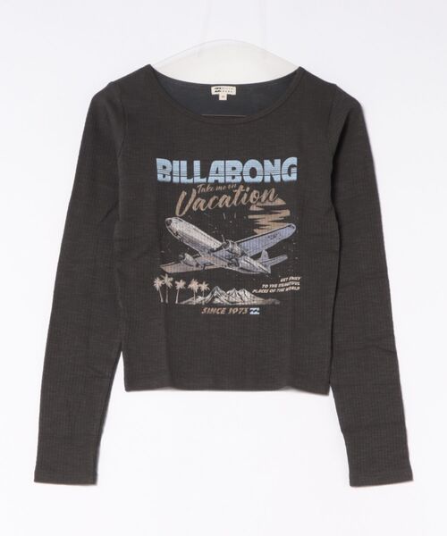BILLABONG（ビラボン）の「BILLABONG ウィメンズ GRAPHIC BABY FIT LS TEE ロンT 【2026年秋冬モデル】/ビラボンタイトフィット長袖ロンT（Tシャツ/カットソー・レディース・ブルー系その他/アイボリー/オフホワイト・MEDIUM）」の7枚目の写真