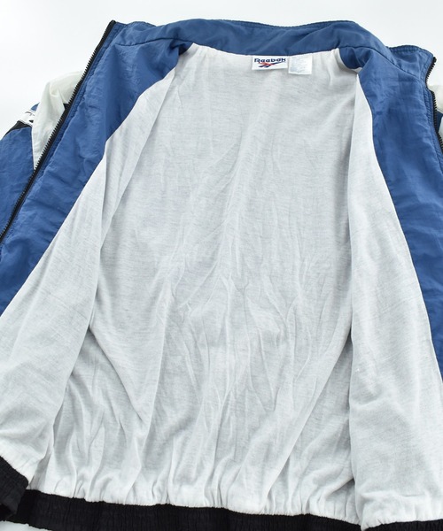 Reebok(リーボック)の「【USED】90’s Reebok ナイロン トラックジャケット(ナイロンジャケット・メンズ・ブルー・LARGE)」の5枚目の写真