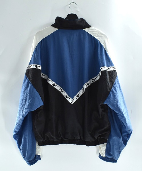 Reebok(リーボック)の「【USED】90’s Reebok ナイロン トラックジャケット(ナイロンジャケット・メンズ・ブルー・LARGE)」の6枚目の写真