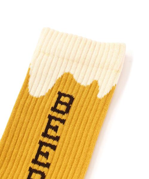 ROSTER SOX(ロスターソックス)の「ROSTER SOX/ロスターソックス BEER SOCKS メンズ レディース(ソックス/靴下・メンズ・イエロー・2/1)」の2枚目の写真
