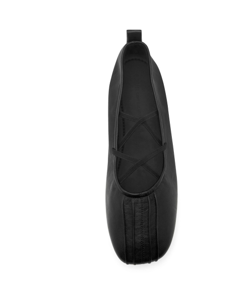SPUR（シュプール）の「マルチストラッププリーツバレエフラットシューズ 2cm -WA9001 (4カラー)（バレエシューズ・レディース・アイボリー/ブラック/ダークパープル/シルバー・22.5cm/25cm/24.5cm/24cm/23.5cm/23cm）」の16枚目の写真