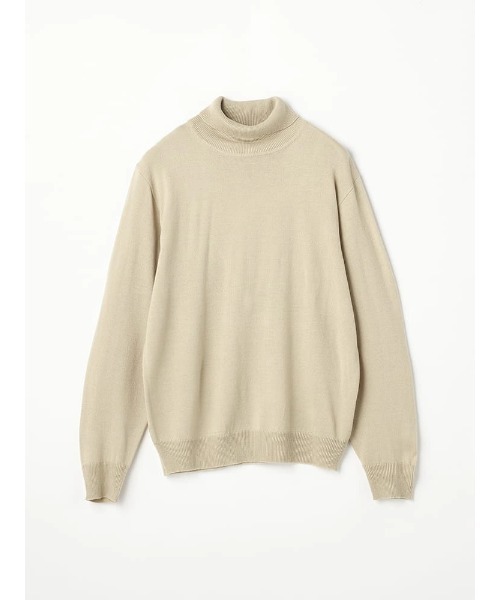 HARUYAMA（ハルヤマ）の「【ハンドウォッシャブル】タートルネックネック　ベーシックニット 秋冬 【Smart Pick！】（ニット/セーター・メンズ・オフホワイト/ベージュ/ブラウン/ブラック/チャコールグレー/ネイビー・L/S/LL/M/3L）」の6枚目の写真