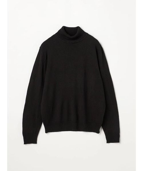 HARUYAMA（ハルヤマ）の「【ハンドウォッシャブル】タートルネックネック　ベーシックニット 秋冬 【Smart Pick！】（ニット/セーター・メンズ・オフホワイト/ベージュ/ブラウン/ブラック/チャコールグレー/ネイビー・L/S/LL/M/3L）」の3枚目の写真