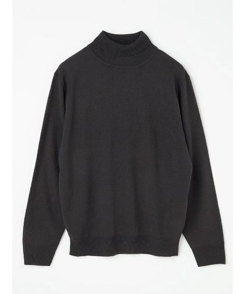 HARUYAMA（ハルヤマ）の「【ハンドウォッシャブル】タートルネックネック　ベーシックニット 秋冬 【Smart Pick！】（ニット/セーター・メンズ・オフホワイト/ベージュ/ブラウン/ブラック/チャコールグレー/ネイビー・L/S/LL/M/3L）」の15枚目の写真