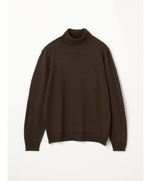 HARUYAMA（ハルヤマ）の「【ハンドウォッシャブル】タートルネックネック　ベーシックニット 秋冬 【Smart Pick！】（ニット/セーター・メンズ・オフホワイト/ベージュ/ブラウン/ブラック/チャコールグレー/ネイビー・L/S/LL/M/3L）」の19枚目の写真