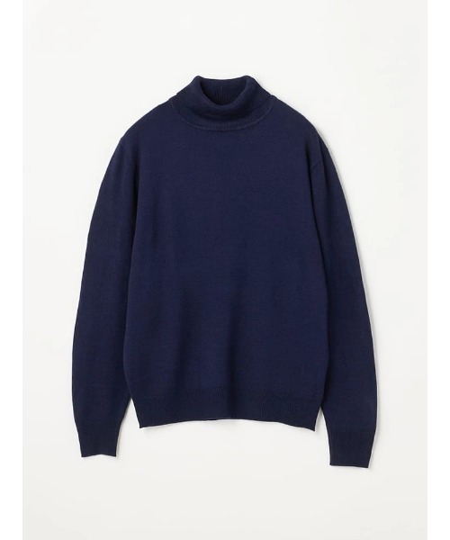 HARUYAMA（ハルヤマ）の「【ハンドウォッシャブル】タートルネックネック　ベーシックニット 秋冬 【Smart Pick！】（ニット/セーター・メンズ・オフホワイト/ベージュ/ブラウン/ブラック/チャコールグレー/ネイビー・L/S/LL/M/3L）」の21枚目の写真