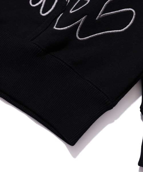 XLARGE(エクストララージ)の「ALLOVER LOGO ZIP HOODED SWEATSHIRT(パーカー・メンズ・ブルー/ピンク/ブラック・S/M/L/XL)」の13枚目の写真