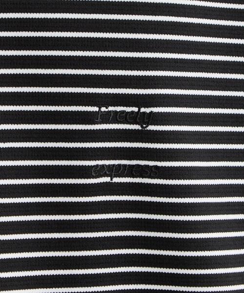 THE SHOP TK (ザ ショップ ティーケー )の「【洗濯機OK】リップルボーダー長袖Tシャツ(Tシャツ/カットソー・メンズ・ブラック系2/ホワイト系5・02/03)」の5枚目の写真