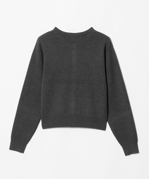 BEAUTY&YOUTH UNITED ARROWS(ビューティーアンドユースユナイテッドアローズ)の「コットンウール スムース クルーネック カーディガン ウォッシャブル(カーディガン/ボレロ・レディース・ピンク/オフホワイト/ダークグレー・FREE)」の8枚目の写真