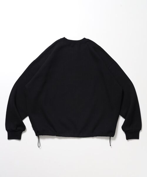 FFEIN(フェイン)の「【FFEIN(フェイン)】ヘビーウエイト3段ロゴ刺繍ドローコードスウェット / ショートスウェット ドロー コード 裏起毛 ロゴ刺繍 レディース(スウェット・レディース・ホワイト/ブラック/グレー/ブラウン/ダークネイビー・FREE)」の7枚目の写真