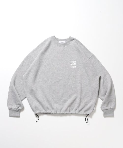 FFEIN(フェイン)の「【FFEIN(フェイン)】ヘビーウエイト3段ロゴ刺繍ドローコードスウェット / ショートスウェット ドロー コード 裏起毛 ロゴ刺繍 レディース(スウェット・レディース・ホワイト/ブラック/グレー/ブラウン/ダークネイビー・FREE)」の10枚目の写真