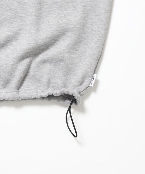 FFEIN(フェイン)の「【FFEIN(フェイン)】ヘビーウエイト3段ロゴ刺繍ドローコードスウェット / ショートスウェット ドロー コード 裏起毛 ロゴ刺繍 レディース(スウェット・レディース・ホワイト/ブラック/グレー/ブラウン/ダークネイビー・FREE)」の13枚目の写真