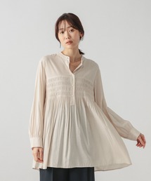 GLOBAL WORK（グローバルワーク）の「シャーリングシャツチュニック/ 1063248（チュニック）」
