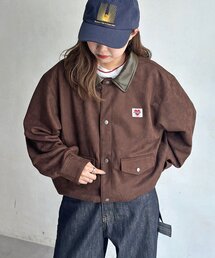 フェイクスエードバルーンブルゾン