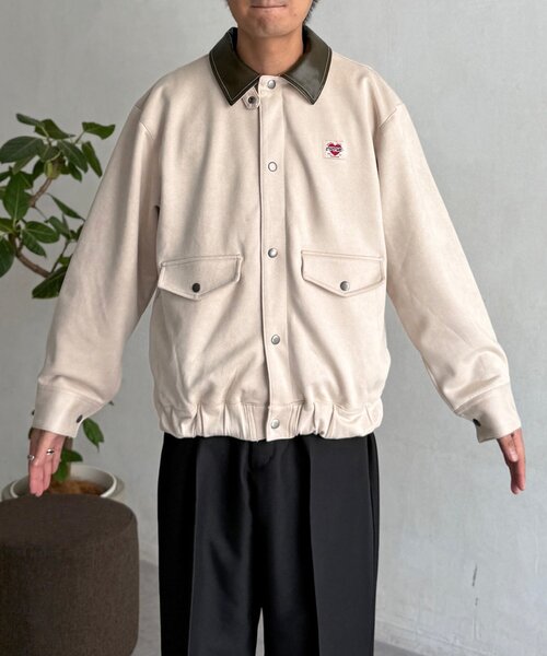 CPCM(シーピーシーエム)の「フェイクスエードバルーンブルゾン(ブルゾン・レディース・ブラウン/アイボリー・LARGE/MEDIUM)」の6枚目の写真