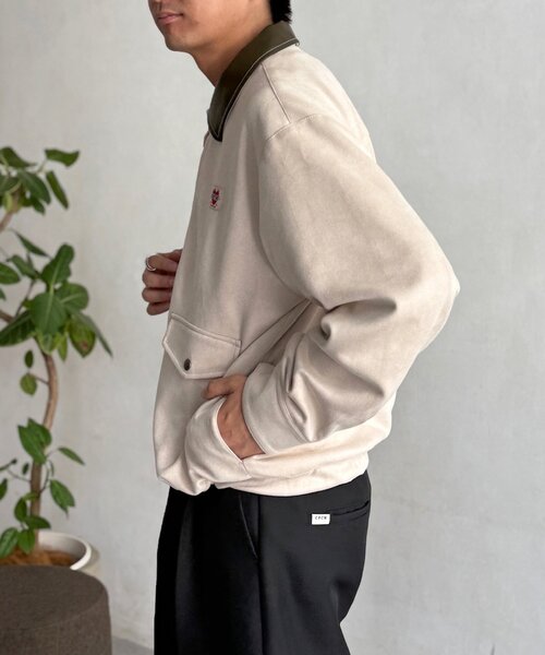CPCM(シーピーシーエム)の「フェイクスエードバルーンブルゾン(ブルゾン・レディース・ブラウン/アイボリー・LARGE/MEDIUM)」の9枚目の写真