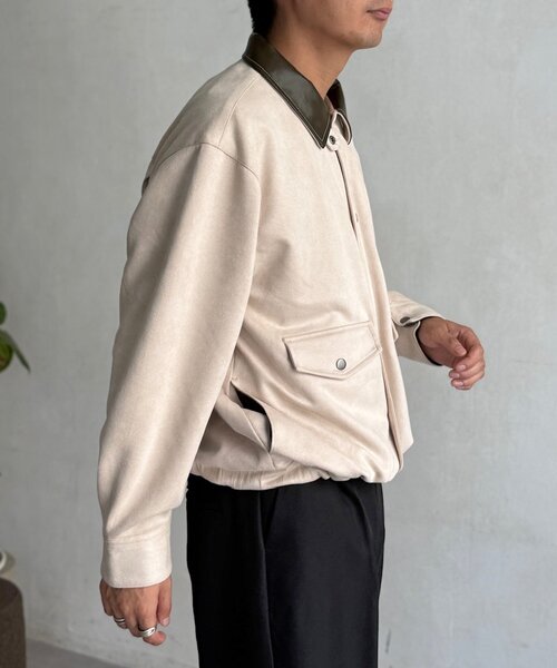 CPCM(シーピーシーエム)の「フェイクスエードバルーンブルゾン(ブルゾン・レディース・ブラウン/アイボリー・LARGE/MEDIUM)」の11枚目の写真