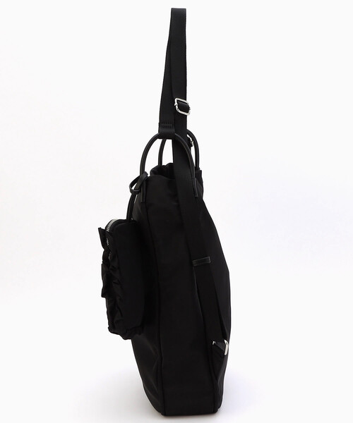 FREAK'S STORE（フリークスストア）の「OUTDOOR PRODUCTS/アウトドアプロダクツ 【ポーチ付き】3WAY トートバッグ/ナップサック/リュック/ショルダーバッグ（ショルダーバッグ・レディース・ベージュ/ブラック・ONE SIZE）」の17枚目の写真