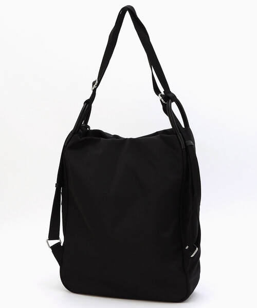 FREAK'S STORE（フリークスストア）の「OUTDOOR PRODUCTS/アウトドアプロダクツ 【ポーチ付き】3WAY トートバッグ/ナップサック/リュック/ショルダーバッグ（ショルダーバッグ・レディース・ベージュ/ブラック・ONE SIZE）」の18枚目の写真