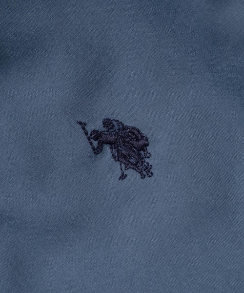U.S. POLO ASSN.(ユーエスポロアッスン)の「【80】【U.S. POLO ASSN./ユーエスポロアッスン】 MA-1 中綿 リブブルゾン/ジャケット/オーバーサイズ/ワンポイント/ピーチ起毛/刺繍/ミリタリー/ユニセックス/レディース/メンズ(ブルゾン・メンズ・カーキ/ブルー/ライトブラウン/ブラック・M/L)」の13枚目の写真