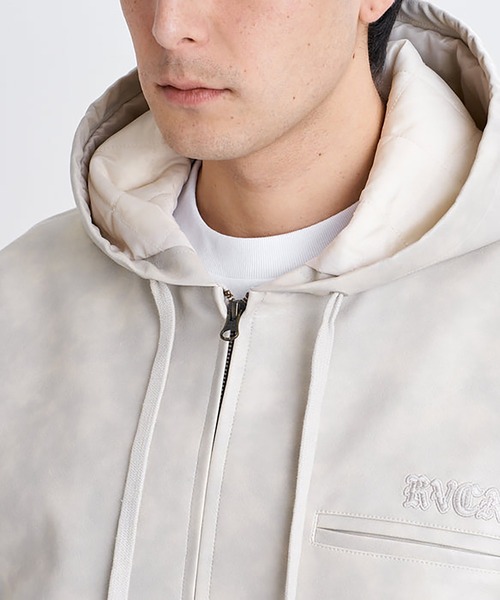 RVCA(ルーカ)の「RVCA BACK SIDE ARCH OE ACTIVE JACKET(その他アウター・メンズ・ホワイト系2/ブラック・M/L)」の5枚目の写真
