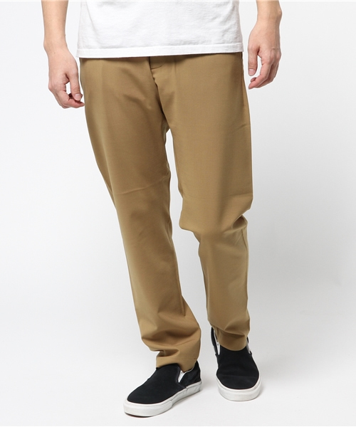 WRAPINKNOT（ラッピンノット）の「ストレッチ ウール テーパード パンツ（スラックス・メンズ・ベージュ/グリーン/ブラック・3/2）」の2枚目の写真