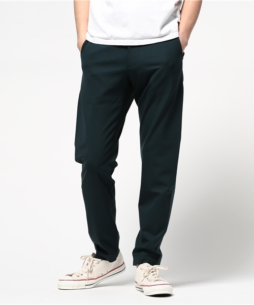 WRAPINKNOT（ラッピンノット）の「ストレッチ ウール テーパード パンツ（スラックス・メンズ・ベージュ/グリーン/ブラック・3/2）」の3枚目の写真