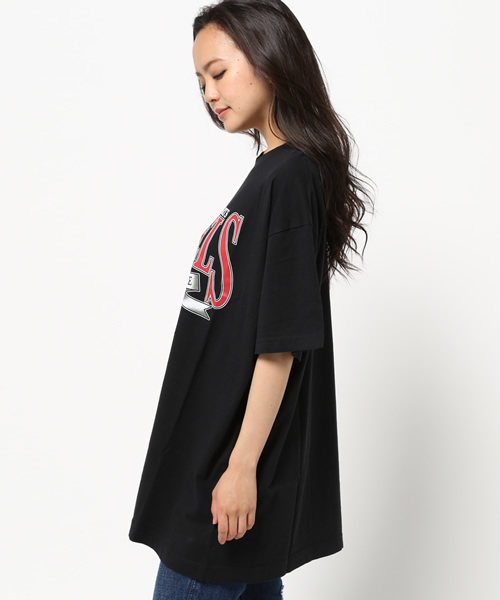 MOUSSY（マウジー）の「WHEELS TSJ（Tシャツ/カットソー・レディース・ブラック/ホワイト/レッド・FREE）」の5枚目の写真