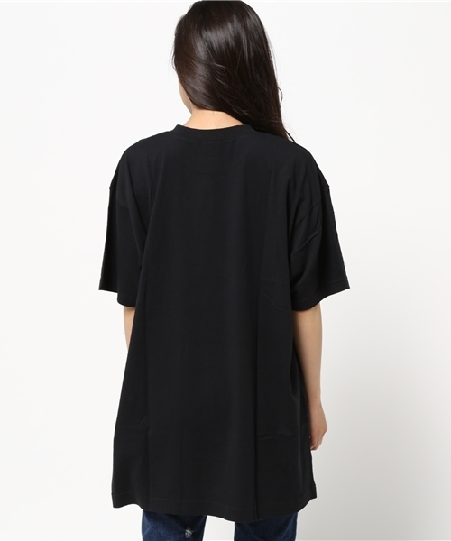 MOUSSY（マウジー）の「WHEELS TSJ（Tシャツ/カットソー・レディース・ブラック/ホワイト/レッド・FREE）」の6枚目の写真