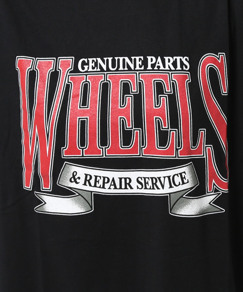MOUSSY（マウジー）の「WHEELS TSJ（Tシャツ/カットソー・レディース・ブラック/ホワイト/レッド・FREE）」の9枚目の写真