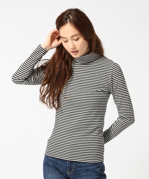 GLOBAL WORK（グローバルワーク）の「スパンテレコタートル長袖/725126（Tシャツ/カットソー・レディース・ワインレッド/ホワイト/ライトグレー/ブラウン系その他/その他/ブラック・SMALL/MEDIUM/LARGE）」の6枚目の写真