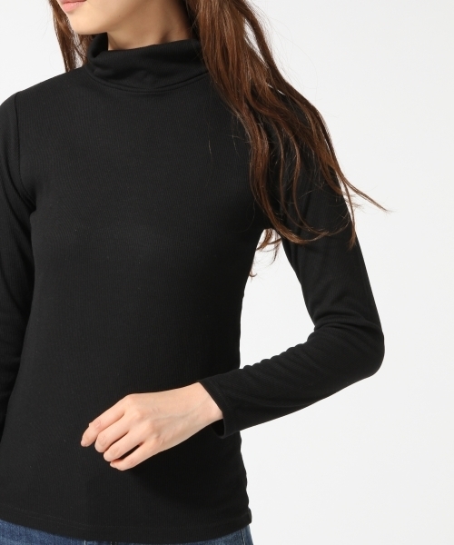 GLOBAL WORK（グローバルワーク）の「スパンテレコタートル長袖/725126（Tシャツ/カットソー・レディース・ワインレッド/ホワイト/ライトグレー/ブラウン系その他/その他/ブラック・SMALL/MEDIUM/LARGE）」の13枚目の写真