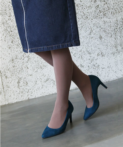 SESTO(セスト)の「8cmヒール美脚ポインテッドトゥパンプス(パンプス・レディース・パープル/マスタード/ブラック系その他/ブルー/ブラウン/ベージュ系その他/その他/レッド/レオパード/アイボリー/ブラック/グレイッシュベージュ/チェック/ダークベージュ・22/23/23.5/25.5/24.5/22.5/24)」の9枚目の写真