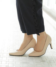 SESTO | 屈曲ソール＆全面インソールで歩きやすい8cmヒール美脚ポインテッドトゥパンプス/グレンチェック(パンプス)