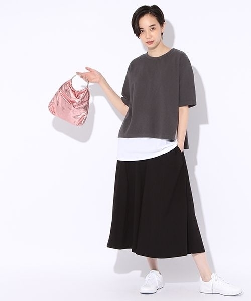 niko and...(ニコアンド)の「メタリックハンドルバッグ【niko and ...】(ハンドバッグ・レディース・オレンジ/ネイビー/ピンク/グレー・0)」の13枚目の写真