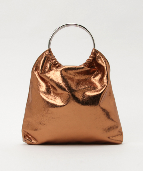 niko and...(ニコアンド)の「メタリックハンドルバッグ【niko and ...】(ハンドバッグ・レディース・オレンジ/ネイビー/ピンク/グレー・0)」の15枚目の写真