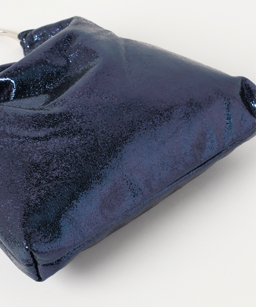 niko and...(ニコアンド)の「メタリックハンドルバッグ【niko and ...】(ハンドバッグ・レディース・オレンジ/ネイビー/ピンク/グレー・0)」の6枚目の写真