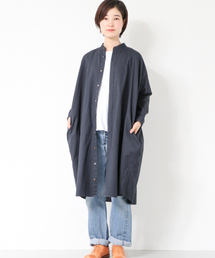 かぐれ | 製品染めシャツワンピース(シャツワンピース)