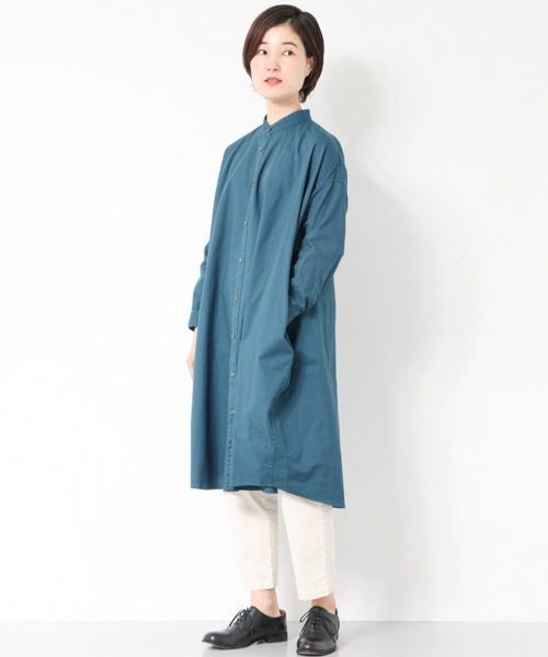 かぐれ(カグレ)の「製品染めシャツワンピース(シャツワンピース・レディース・ピンク系その他/ブルー系その他/チャコールグレー・FREE)」の18枚目の写真